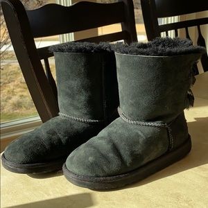 Black Bow Ugg Boots